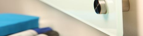 Whiteboard Glas Clear White