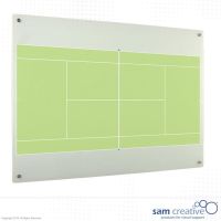 Whiteboard Glas Solid Tennisveld 120x150 cm