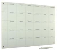 Whiteboard Glas Solid 5-week ma-za 100x200 cm