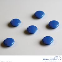 Set Memo Magneten Whiteboard Glas 20mm blauw