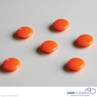 Set Memo Magneten Whiteboard Glas 20mm oranje