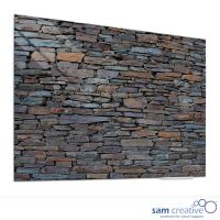 Glassboard Elegance Ambience Stone Wall 60x90 cm