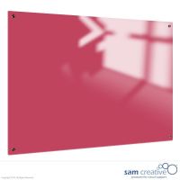 Whiteboard Glas Solid Candy Pink 60x90 cm
