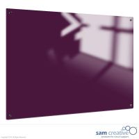Whiteboard Glas Solid Perfectly Purple 100x150 cm
