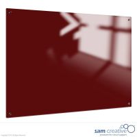 Whiteboard Glas Solid Ruby Red 100x180 cm