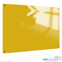 Whiteboard Glas Solid Canary Yellow 60x90 cm